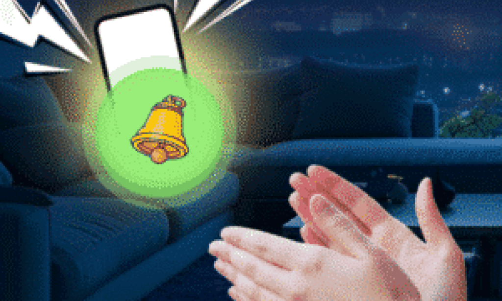 صفق للعثور علي الهاتف