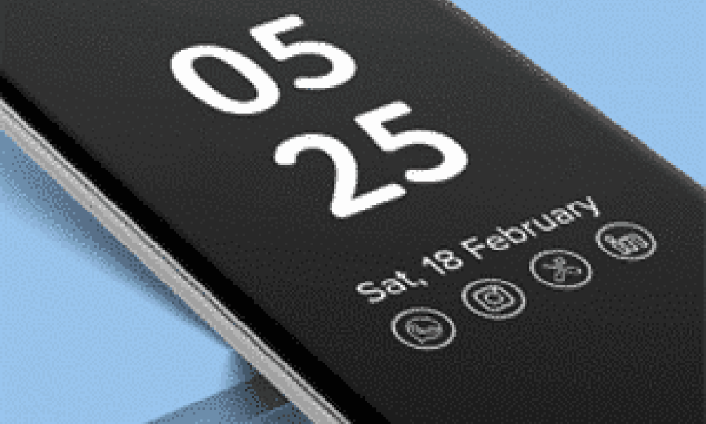 اكتب اسمك على شاشة الهاتف و رقم هاتفك